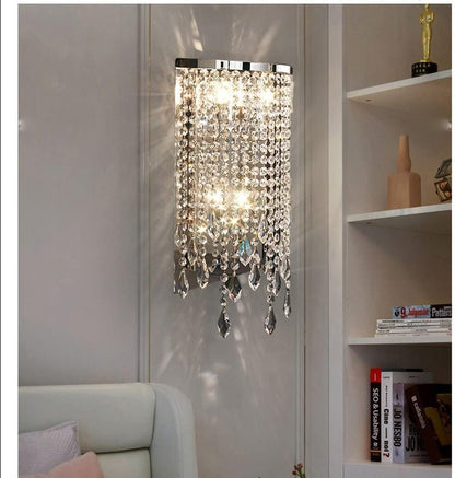 Modern Crystal Tassel Wall Lamp