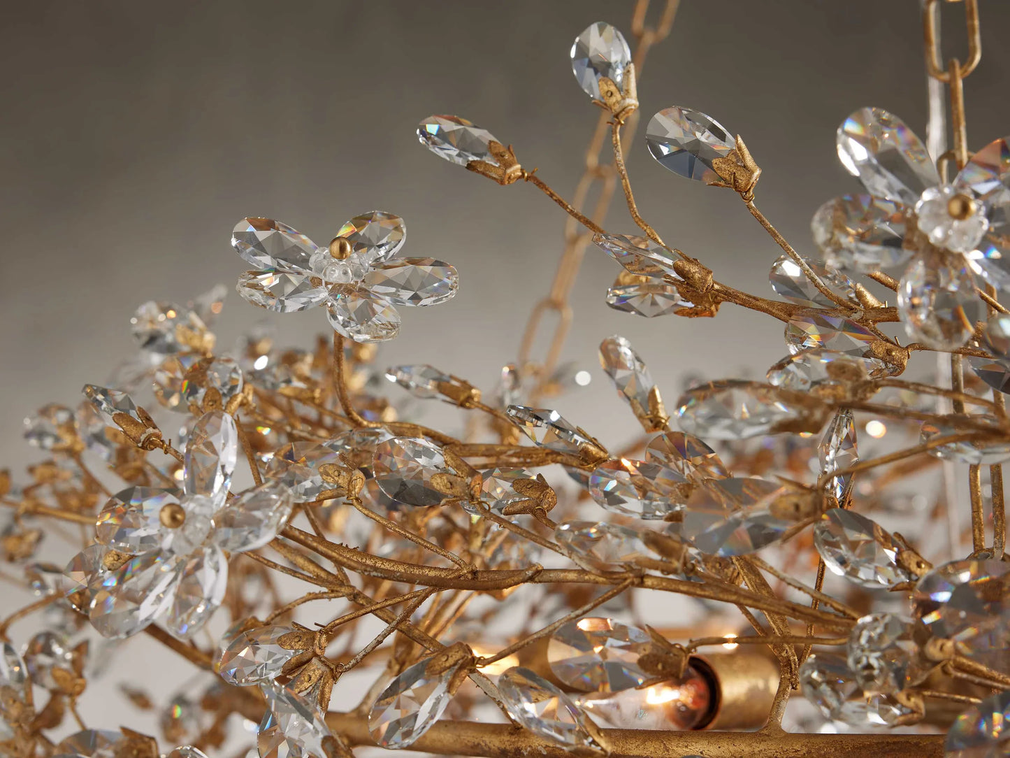 Art Design Crystal Florals Chandelier for Living Room/Bedroom/Dining Room/Kitchen Island