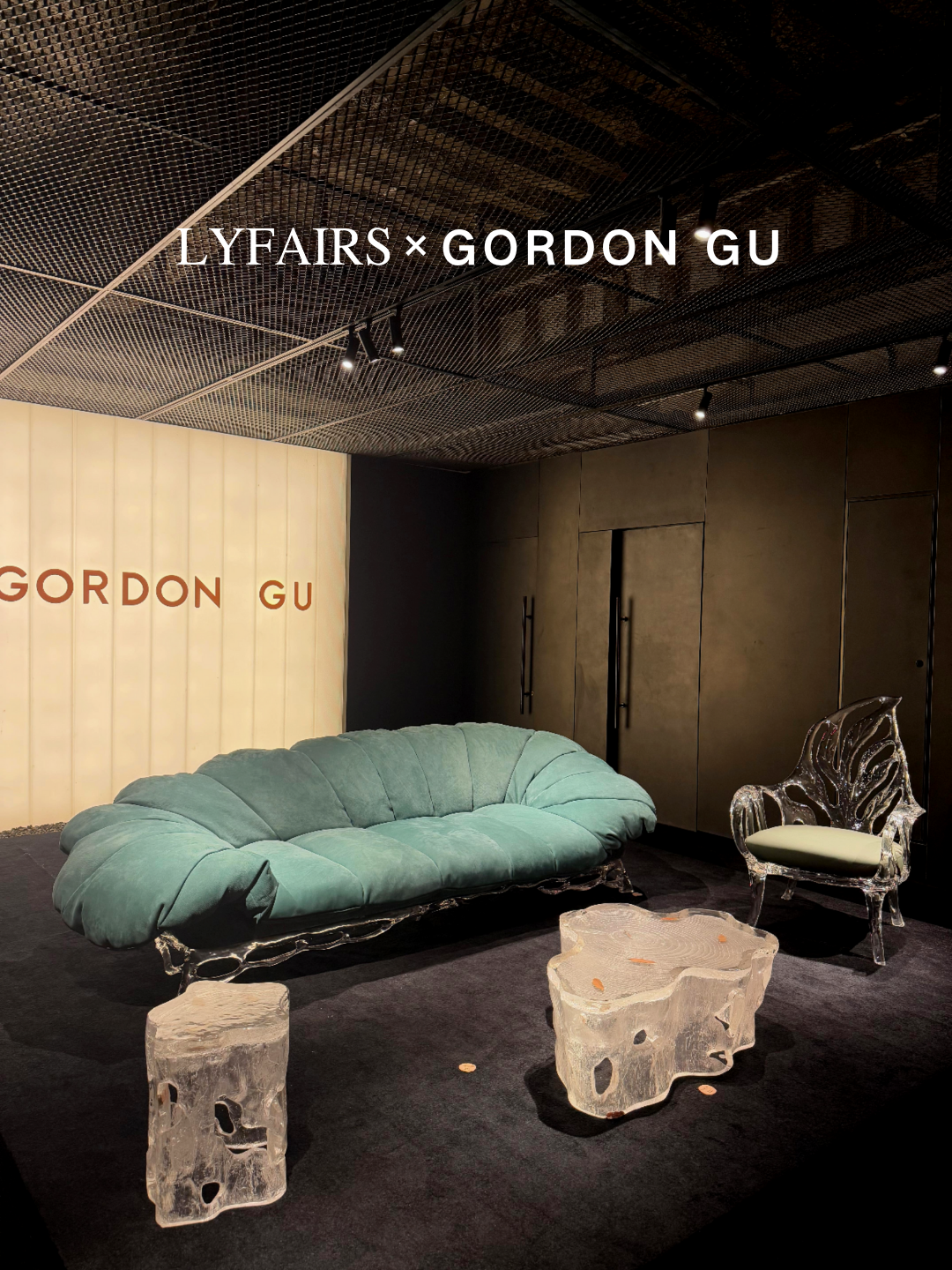 LYFAIRS x GORDON GU BODEGA Grape Leaf Sofa