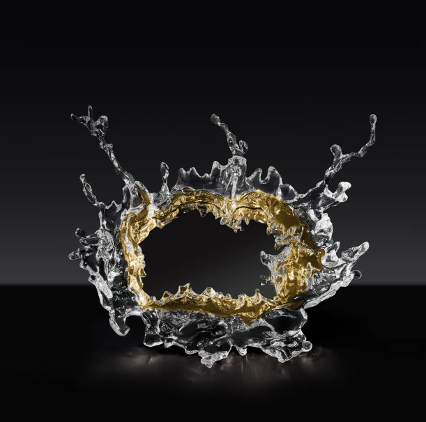 LYFAIRS x GORDON GU Art Ice Mirror Wall Lamp Princess Magic Mirror Light for Bathroom/Dressing Room/Bedroom