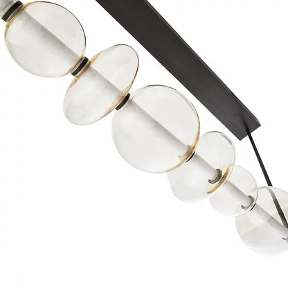 Suspension linéaire à LED moderne et simple pour salle à manger/îlot de cuisine