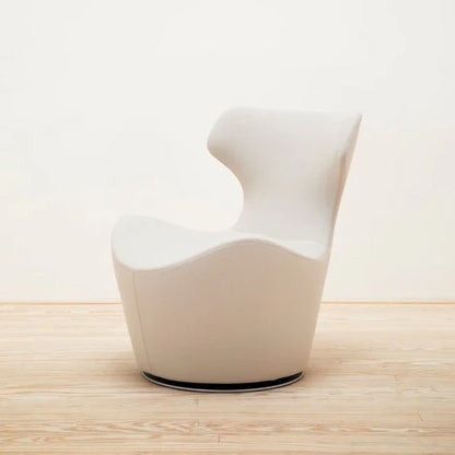 Modern Red Fabric Accent Chair