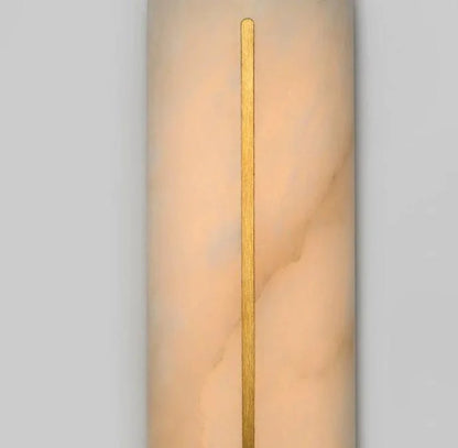 Modern Alabaster Brass Decorative Wall Light