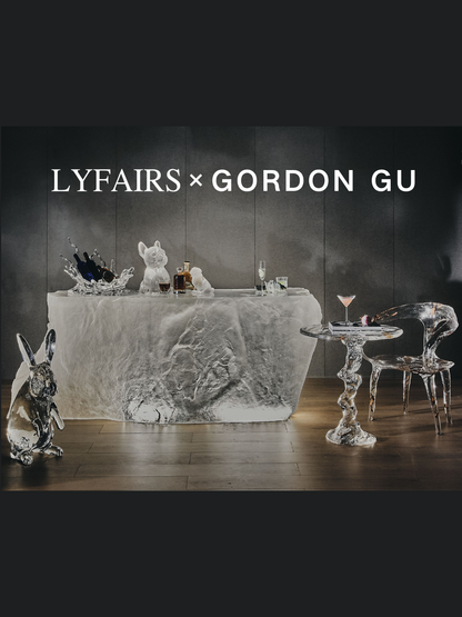 LYFAIRS x GORDON GU Ripple Artistic Side Table