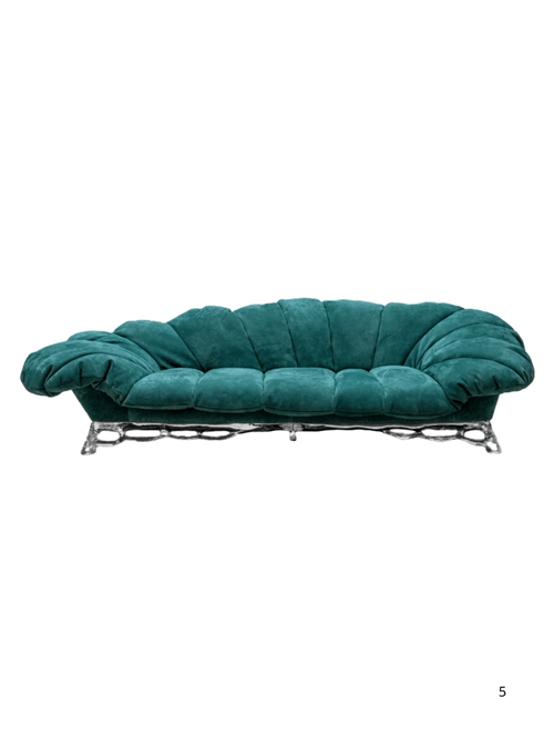 LYFAIRS x GORDON GU BODEGA Grape Leaf Sofa