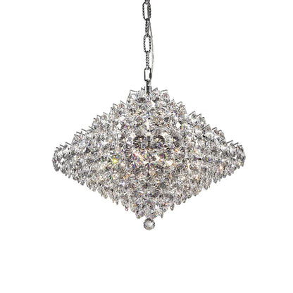 Aesthetic Luxury Conical Crystal Chandelier for Living/Dining Room/Foyer/Hallway/Kitchen Island