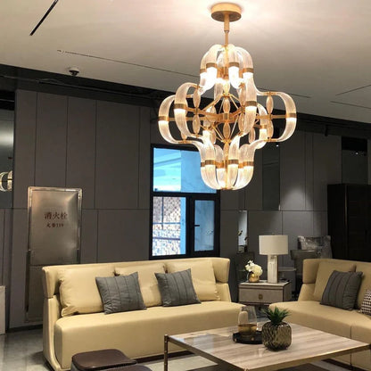 Modern Art Glass Chandelier for Living Room/Dining Room/Kitchen Island/Bedroom