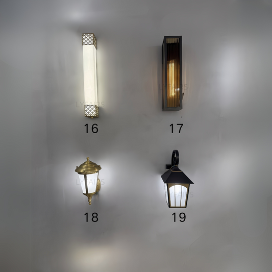 Outdoor Wall Lamps Collection IV