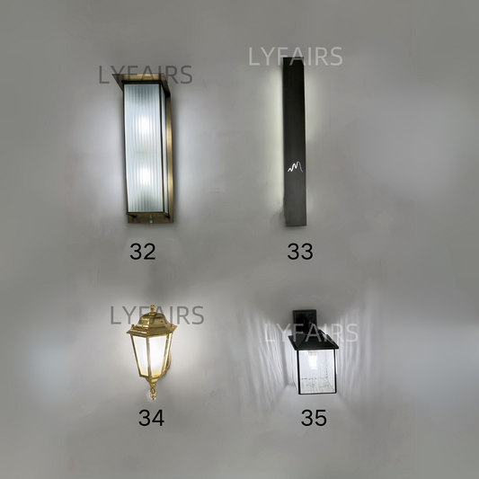 Outdoor Wall Lamps Collection VII