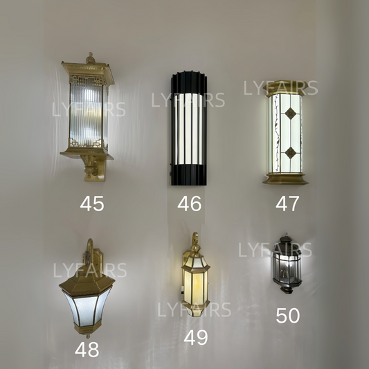Outdoor Wall Lamps Collection X