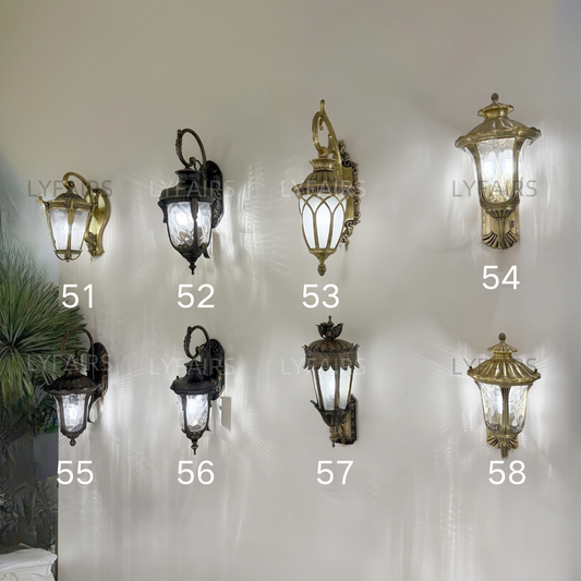 Outdoor Wall Lamps Collection XI