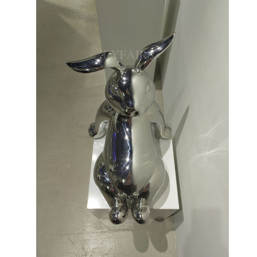 Stainless Steel Rabbit Sculpture