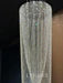 Luxury Waterfall Crystal Flush Mounted Chandelier for High Ceiling