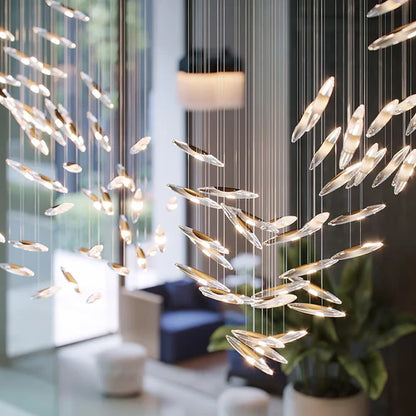 Modern Crystal Whispers LED Chandelier