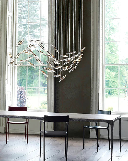 Modern Crystal Whispers LED Chandelier