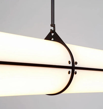 Modern Cylindrical Chandelier for Dining Room/Kitchen Island