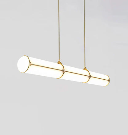 Modern Cylindrical Chandelier for Dining Room/Kitchen Island