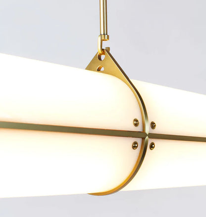 Modern Cylindrical Chandelier for Dining Room/Kitchen Island