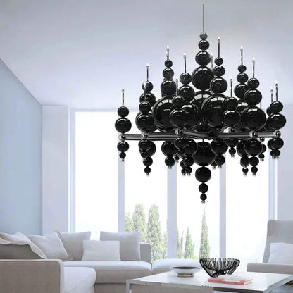 Minimalist Modern Creative Round/Linear Chandelier for Living/Dining Room
