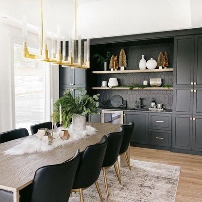 Modern Linear Round/Linear Tubular Glass Chandelier for Dining Room/Kitchen Island
