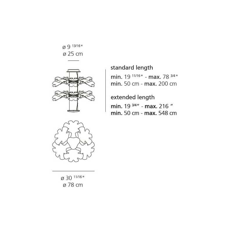 Modern Floating 2-tier Acrylic Leaves Chandelier