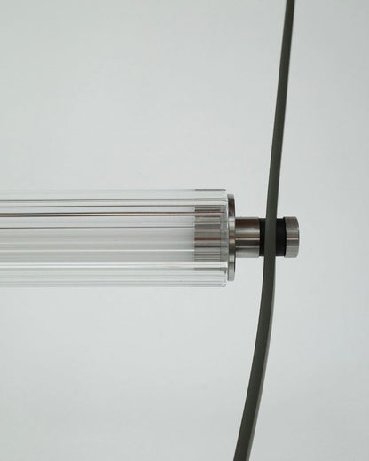 Lustre design en forme de U avec tube en verre à LED