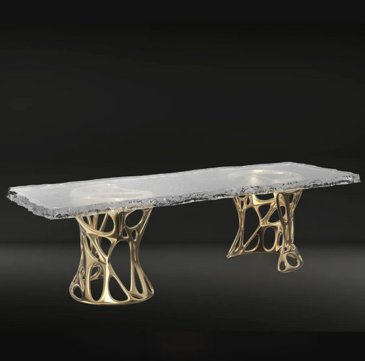LYFAIRS x GORDON GU Tree Grain Long Table