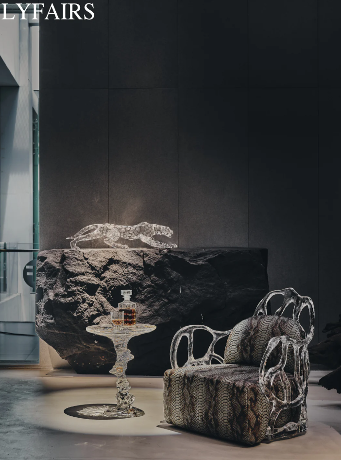 LYFAIRS x GORDON GU Ripple Artistic Side Table