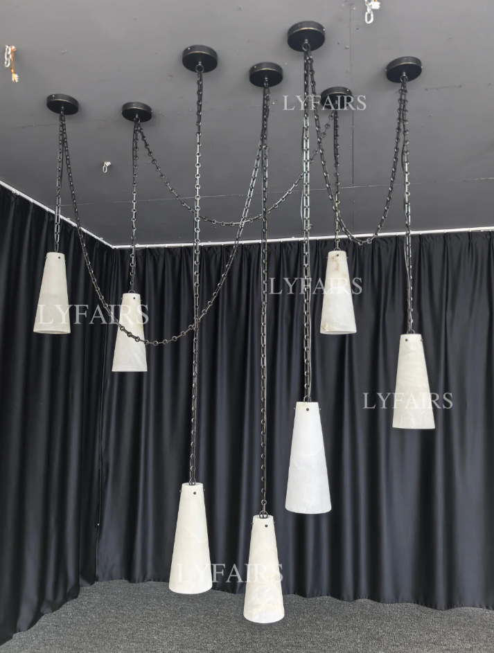 Customized Alabaster Cluster Chandelier for Living/Dining Room/Restaurant/Hotel