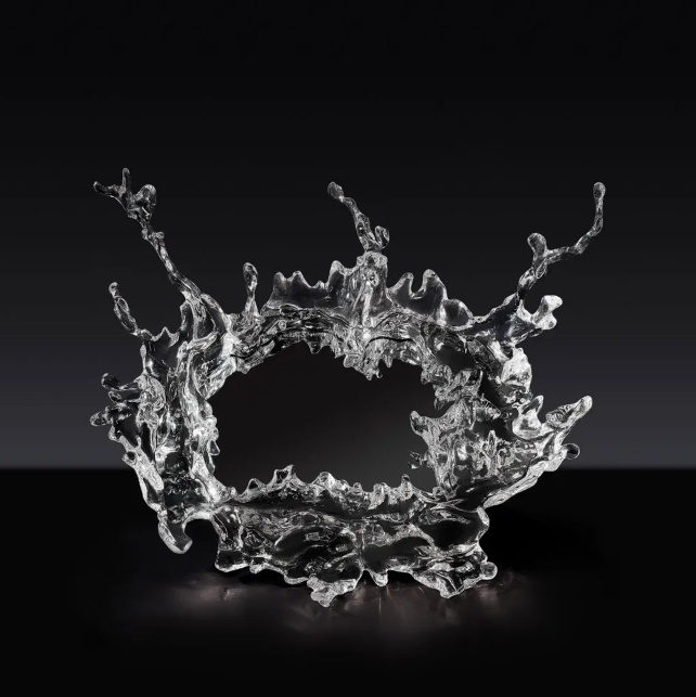 LYFAIRS x GORDON GU Art Ice Mirror Wall Lamp Princess Magic Mirror Light for Bathroom/Dressing Room/Bedroom