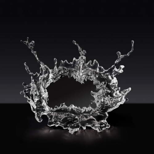 LYFAIRS x GORDON GU Art Ice Mirror Wall Lamp Princess Magic Mirror Light for Bathroom/Dressing Room/Bedroom