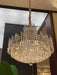 Luxury Hotel Hallway Ceiling Lighting Fixture Large Round Crystal Chandelier For Foyer Living Room Staircase
