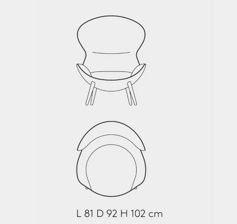 Italian Light Luxury Post-modern Single Sofa Chair/Leisure chair/Armchair