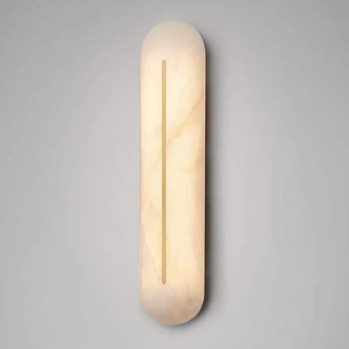 Modern Alabaster Brass Decorative Wall Light