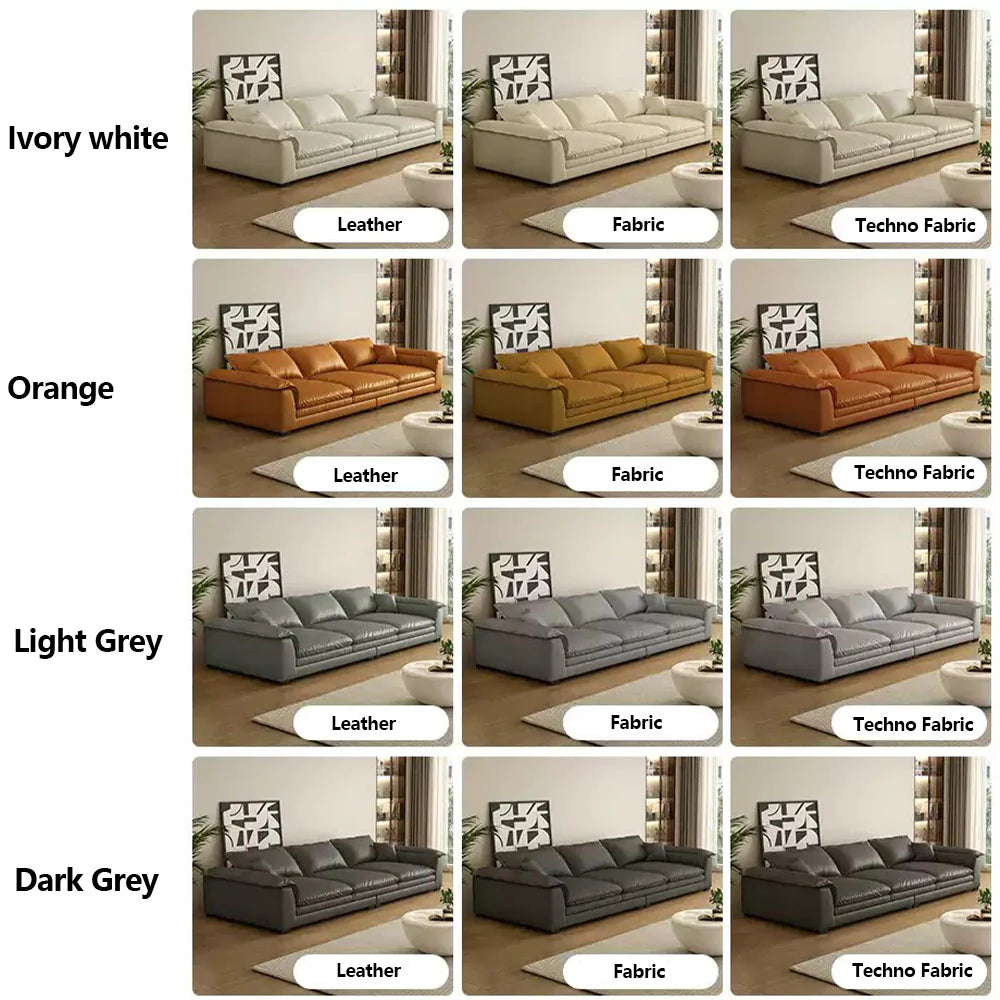Modern Simple Straight Sectional Sofa