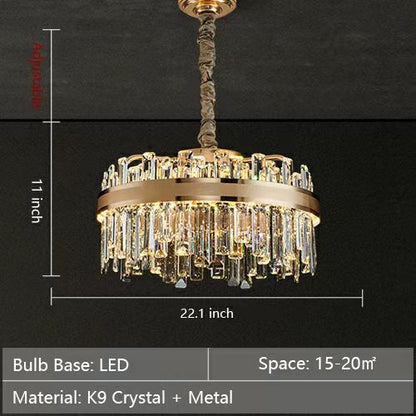 New Collection Crystal Chandelier For Living Room Hallway Modern Ceiling Light for Dining / Bedroom