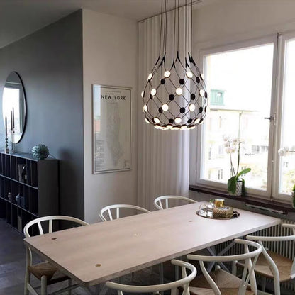 Modern Basket Chandelier for Living/Dining Room